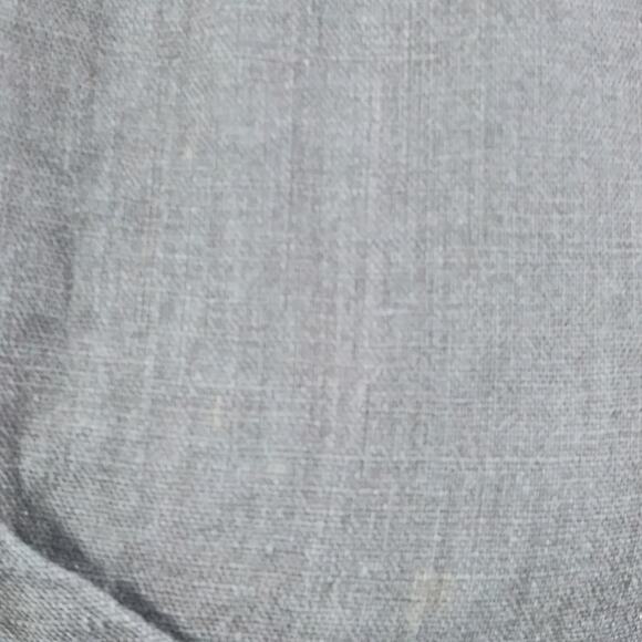 Neiman Marcus Brown Linen Asymmetrical Natural Neutral Blouse S - Picture 5 of 7